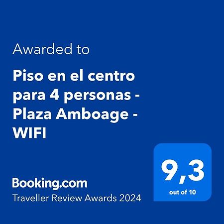 Piso En El Centro Para 4 Personas - Plaza Amboage - Wifi フェロル エクステリア 写真