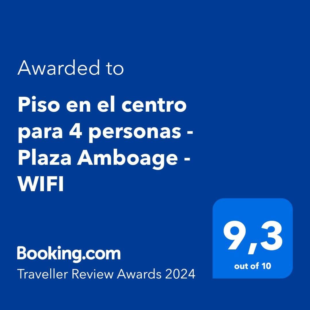Piso En El Centro Para 4 Personas - Plaza Amboage - Wifi フェロル エクステリア 写真